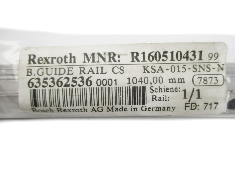 REXROTH R160510431 NSFS