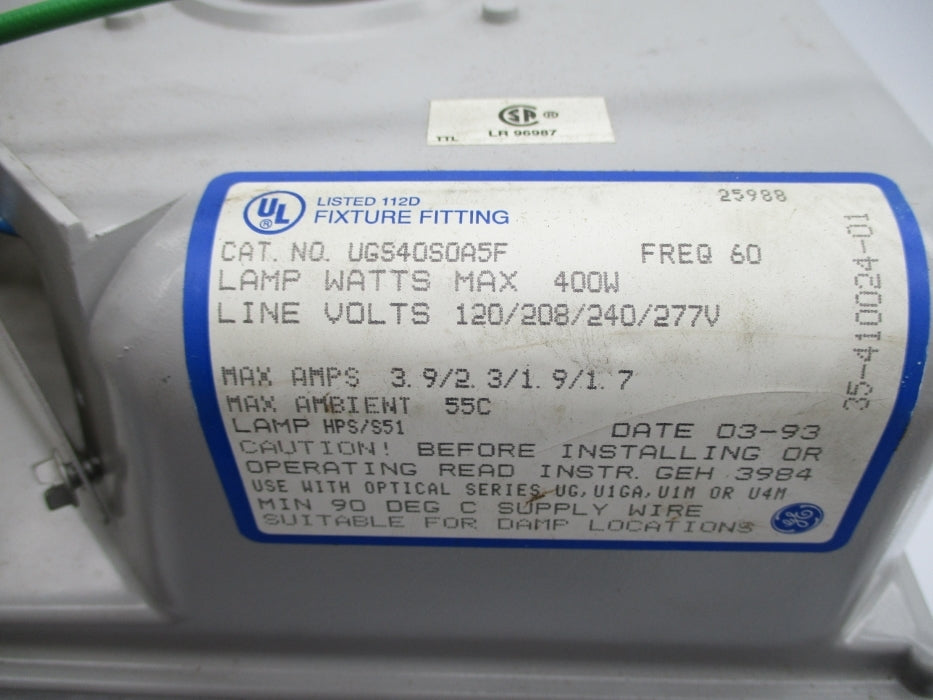 GENERAL ELECTRIC UGS40S0A5F UNMP