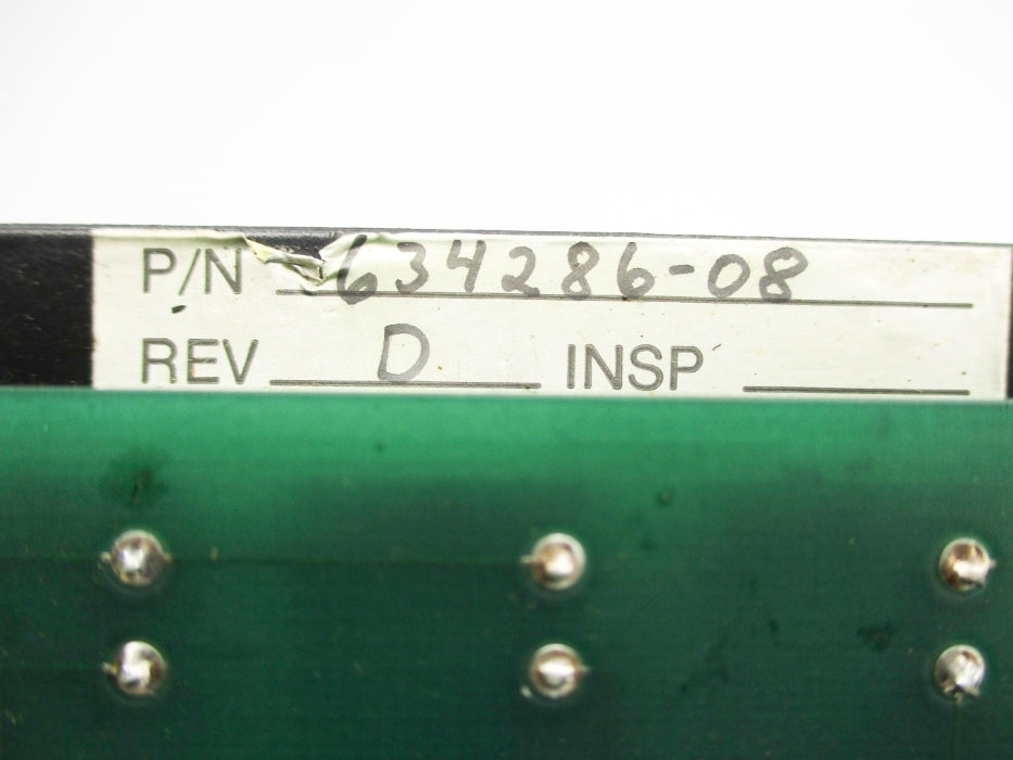 INDUSTRIAL SPARE PART 634286-08 REV. D 7300-AKBE-8 UNMP
