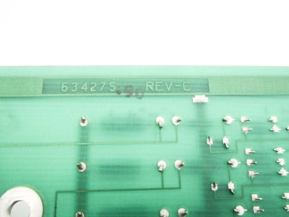 INDUSTRIAL SPARE PART 634275 REV. C UNMP