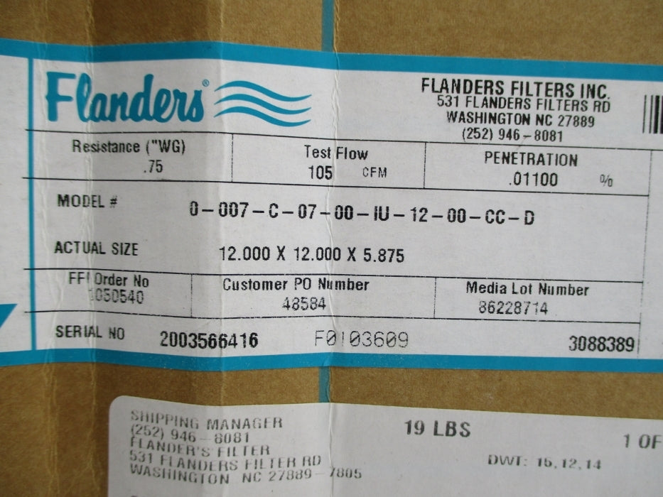 FLANDERS 0-007-C-07-00-IU-12-00-CC-D NSMP