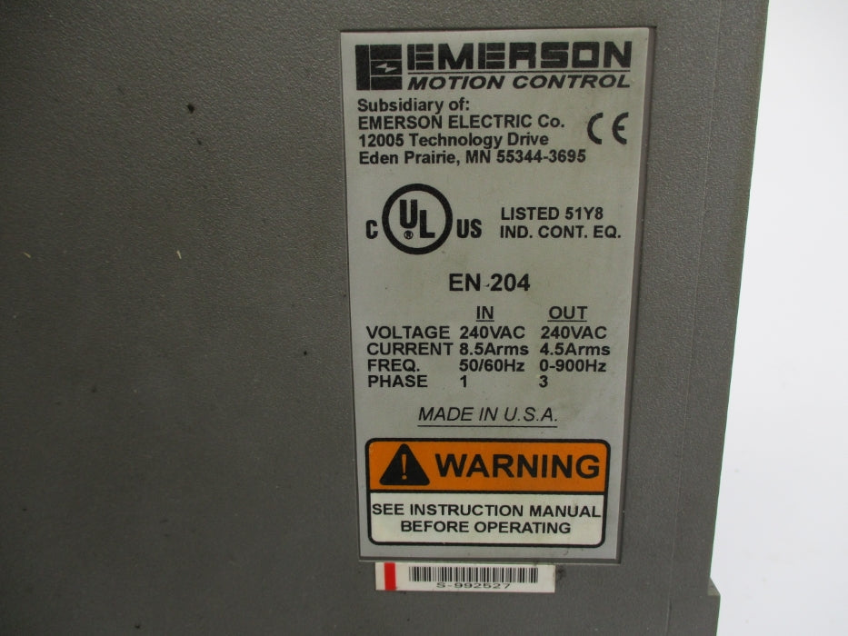 EMERSON EN204 UNMP