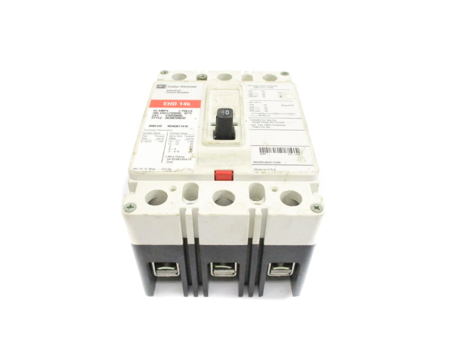 CUTLER HAMMER EHD3060L 6638C94G92 60A 480V UNMP