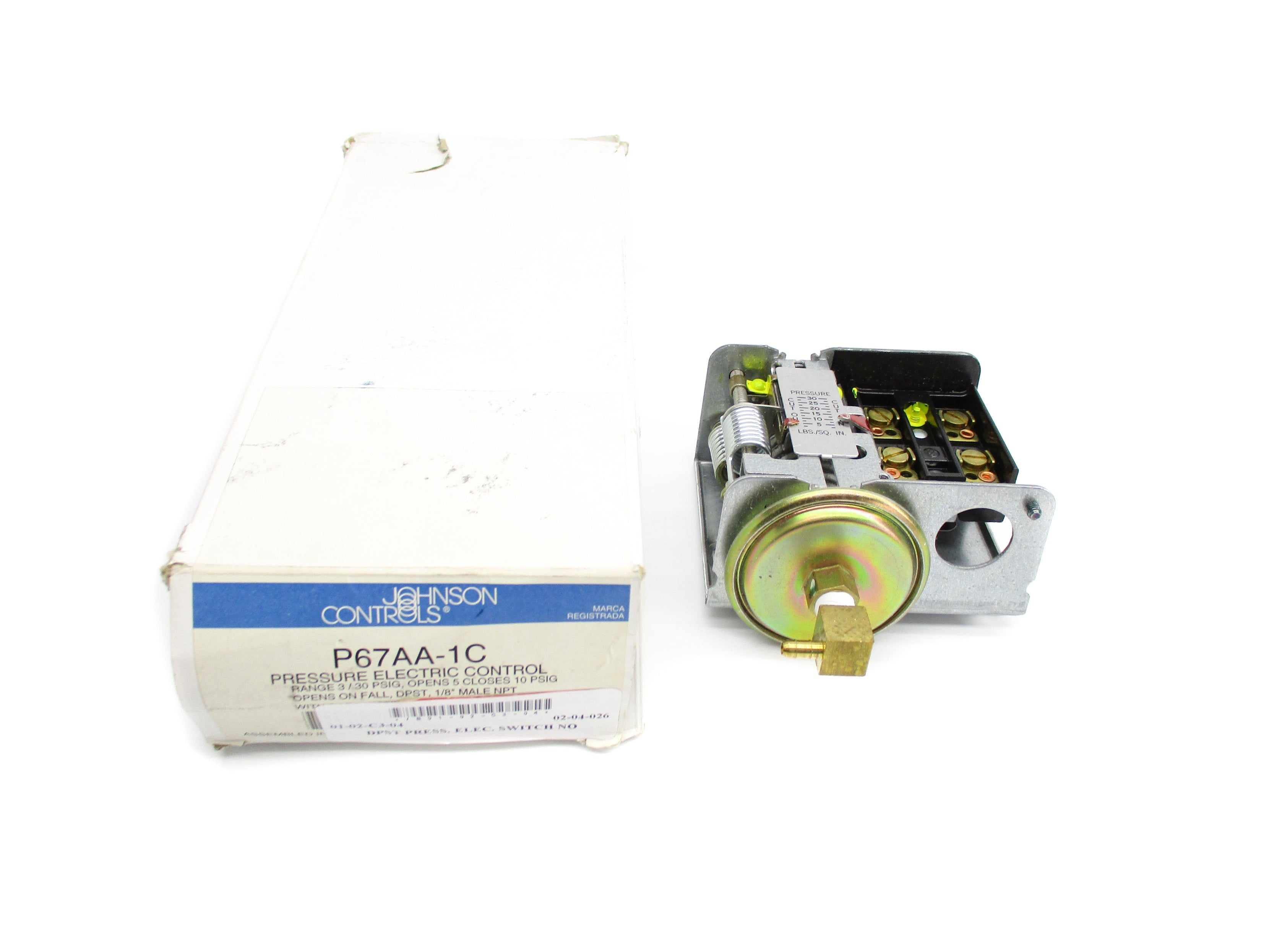 JOHNSON CONTROLS P67AA-1C 3-30PSIG (AS PICTURED) NSMP