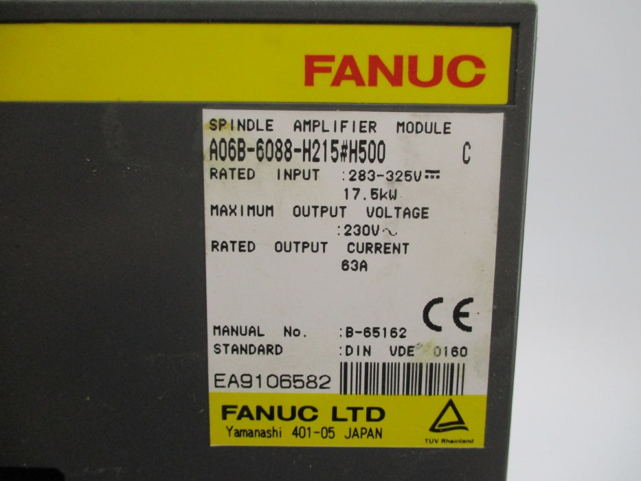 FANUC A06B-6088-H215#H500 UNMP