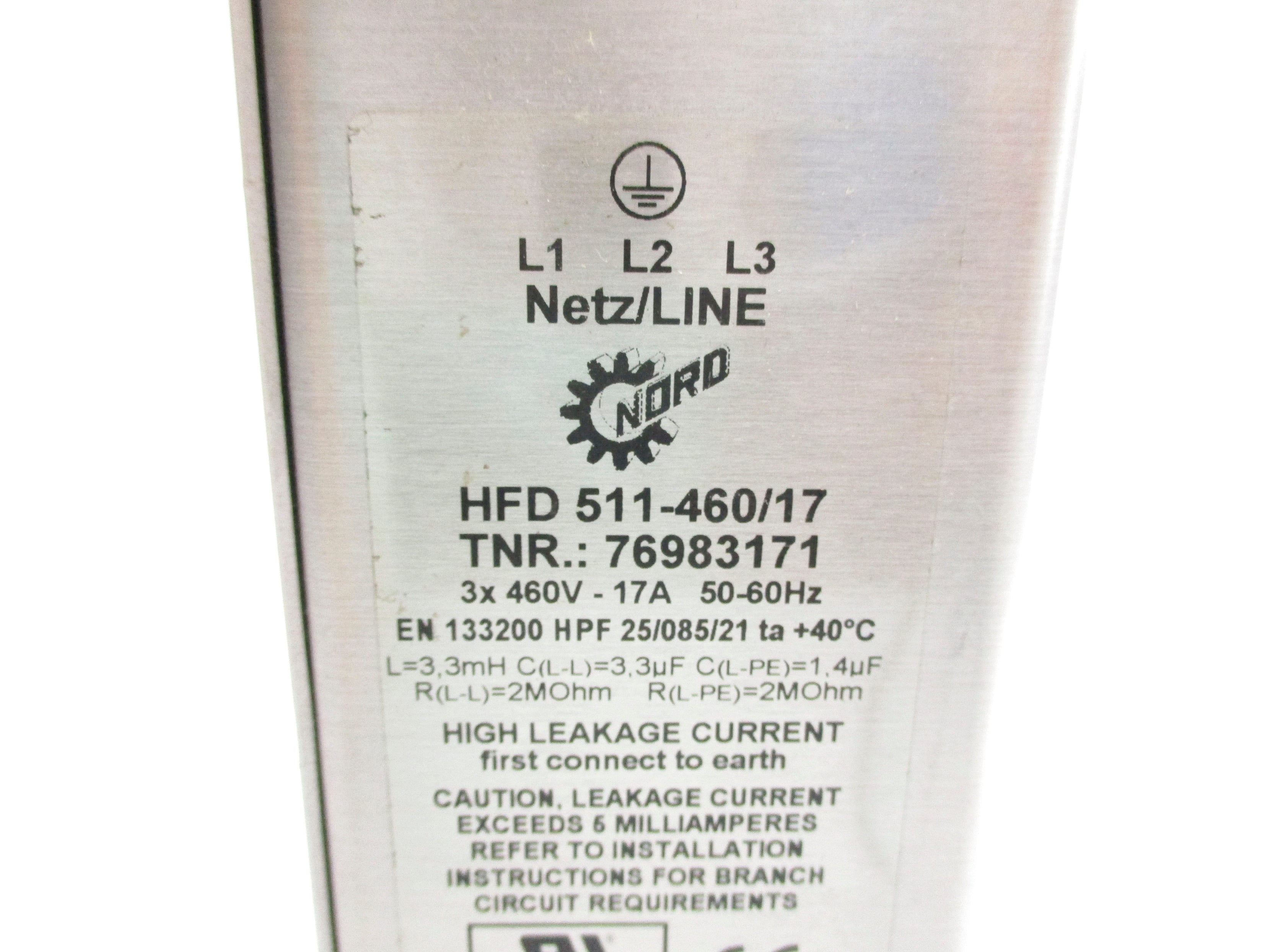 NORD HFD511-460/17 NSNP
