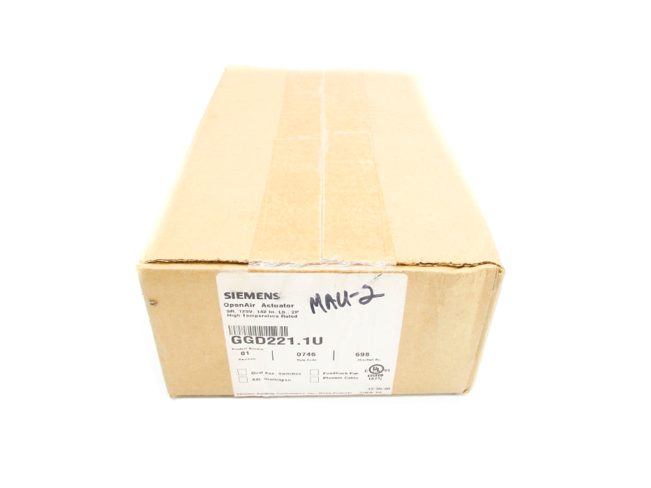 SIEMENS GGD221.1U NSFS