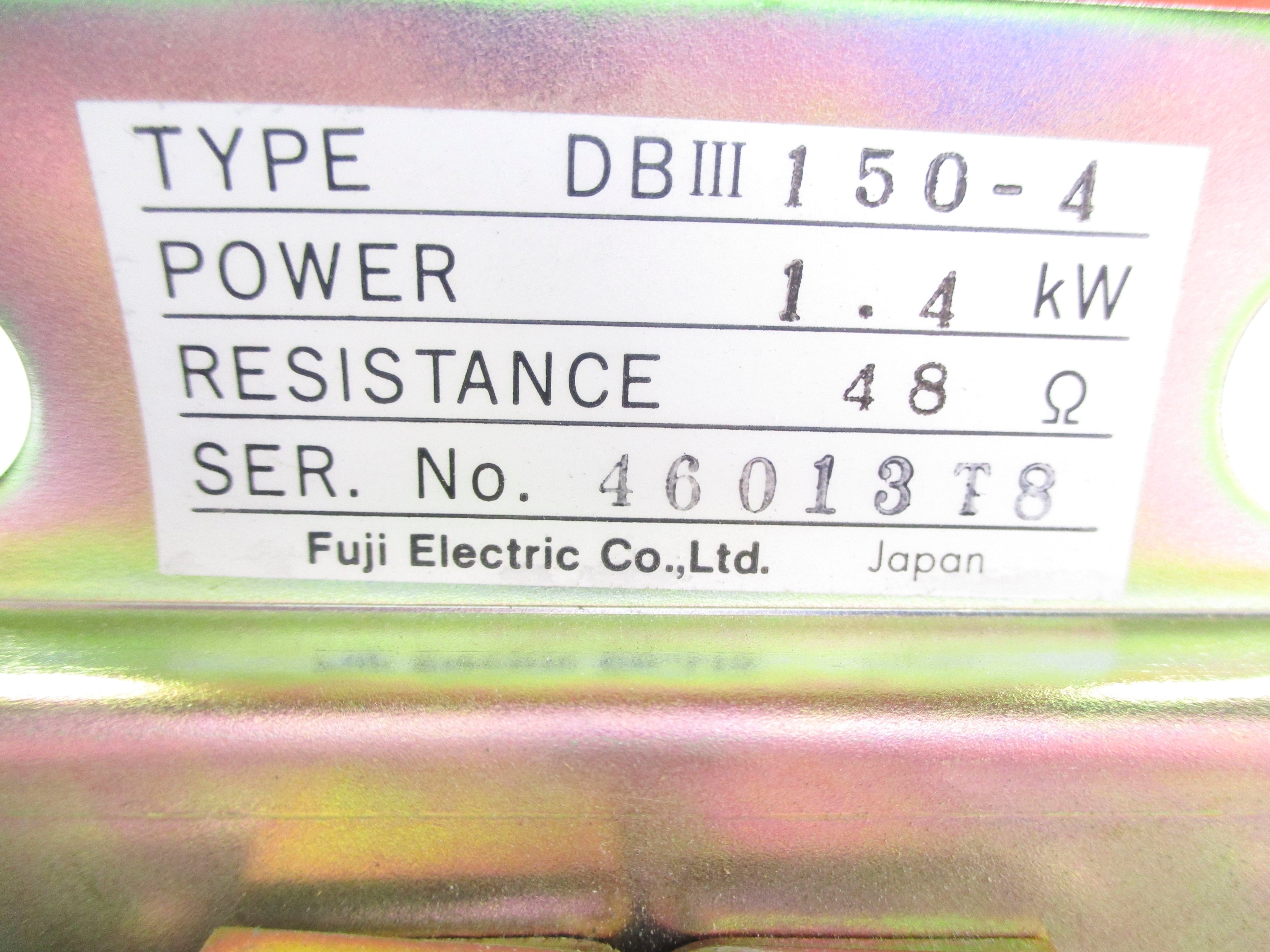 FUGI ELECTRIC DB3150-4 6VKB34BR20 NSNP