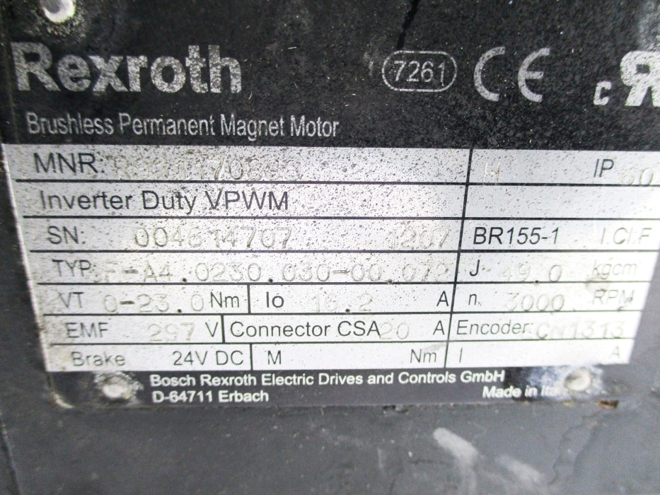 REXROTH R911170868 F-A4.0230.030.-00.072 UNMP
