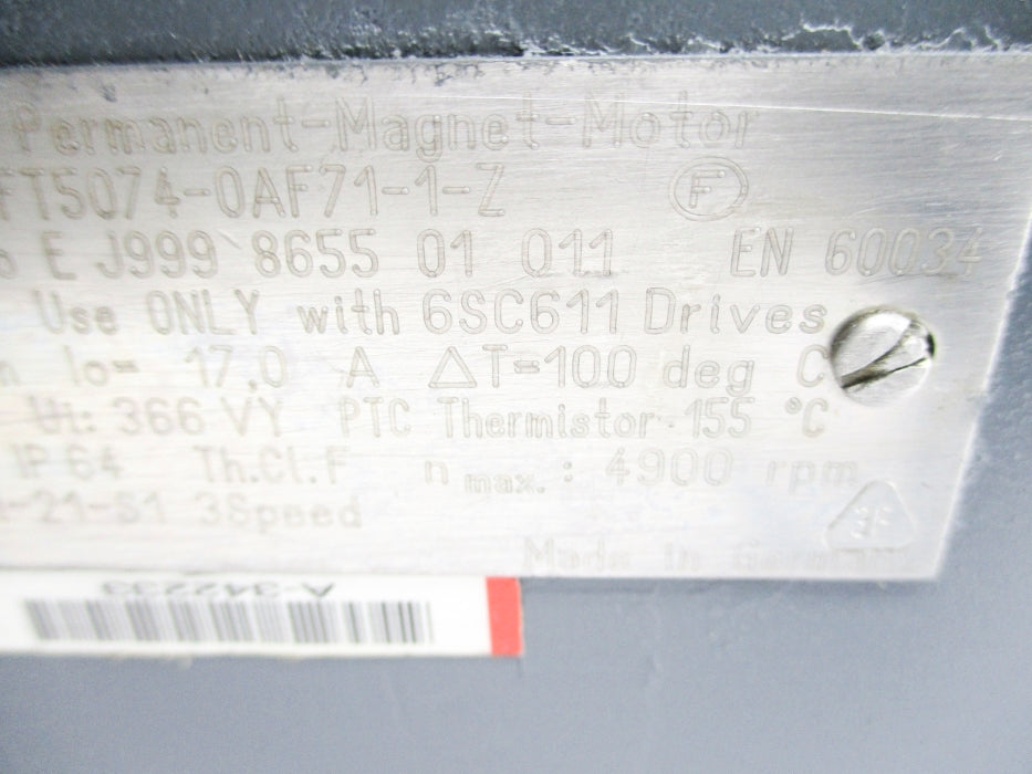 CINCINNATI MILACRON FT5074-0AF71-1-Z UNMP