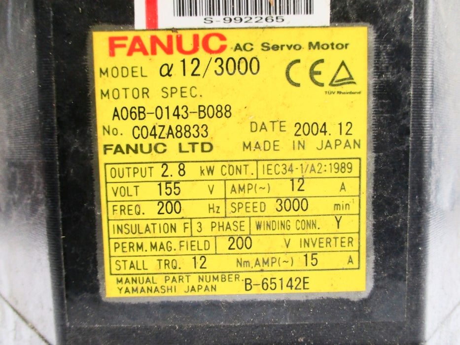 FANUC A06B-0143-B088 UNMP