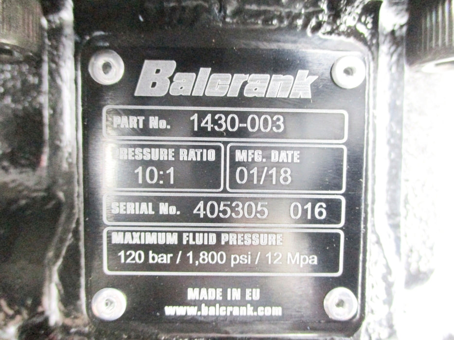 BALCRANK 1430-003 1800PSI NSNP