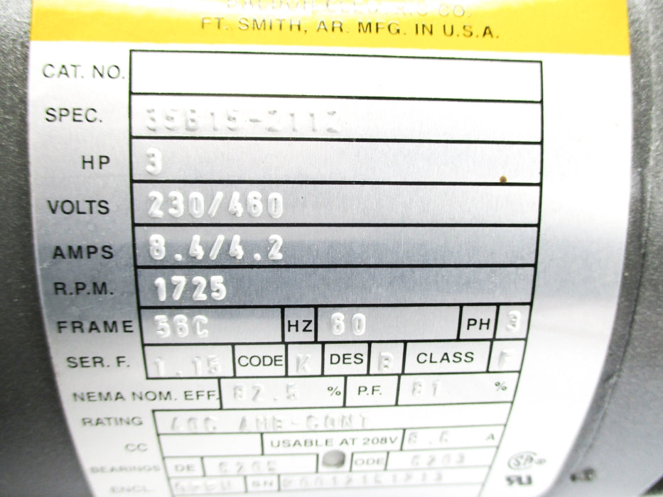 BALDOR 35B15-2112 UNMP
