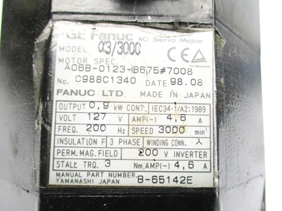 FANUC A06B-0123-B675#7008 UNMP