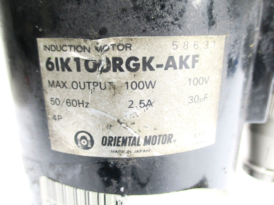 ORIENTAL MOTOR 6IK100RGK-AKF UNMP