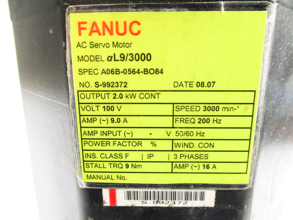 FANUC A06B-0564-BO84 UNMP