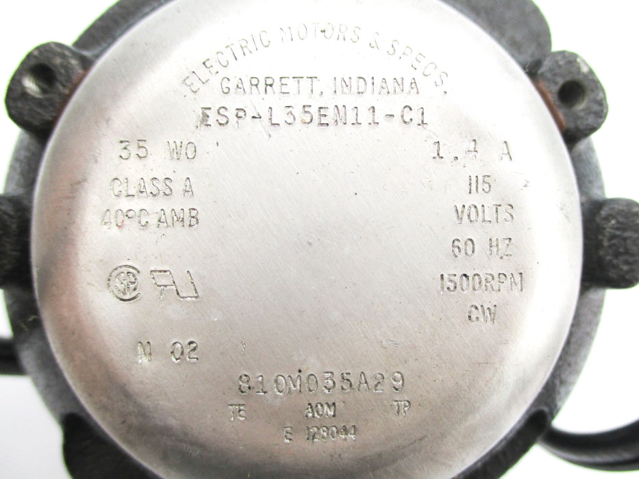 ELECTRIC MOTORS ESP-L35EM11-C1 UNMP