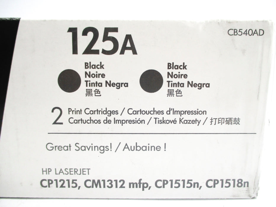HP CB540AD 125A (PKG OF 4) NSFS