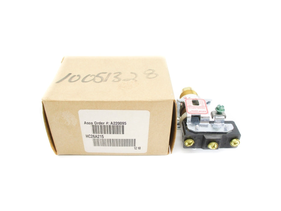 ASCO HC26A215 250VAC 10A 40-120PSI NSMP