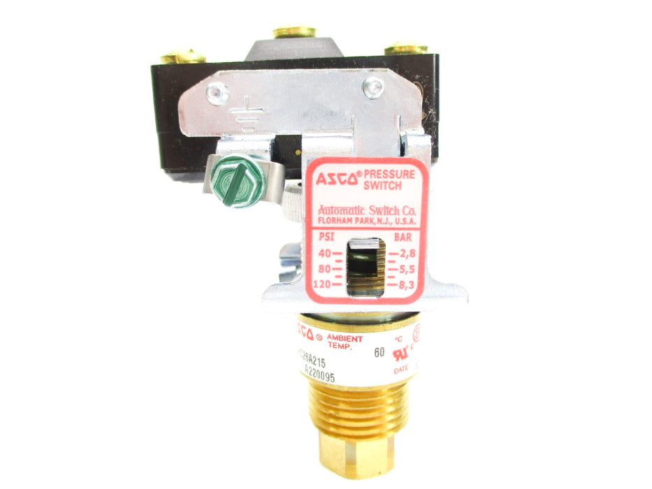 ASCO HC26A215 250VAC 10A 40-120PSI NSMP