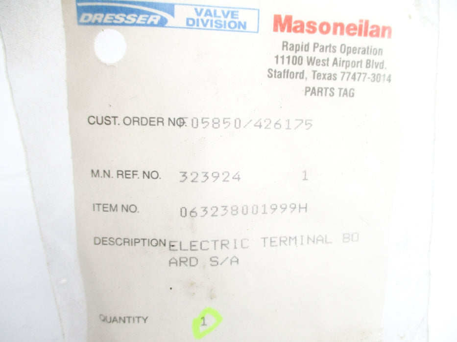 MASONEILAN 063238001999H NSMP