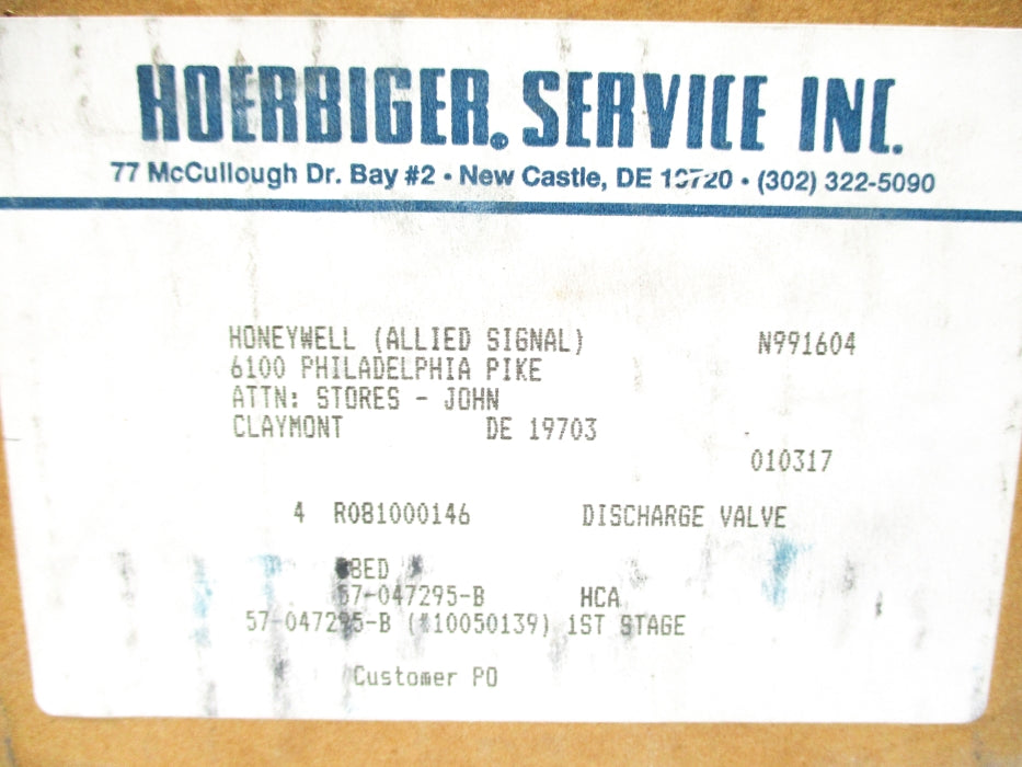 HOERBIGER R08100146 NSFS