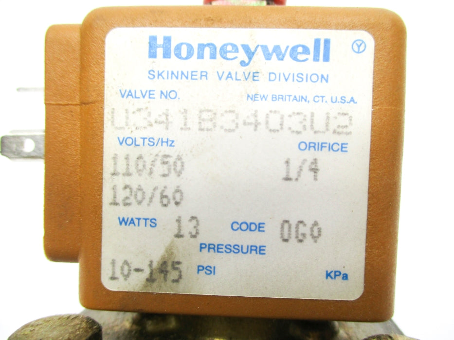 HONEYWELL U341B3403U2 110/120V 10-145PSI NSNP