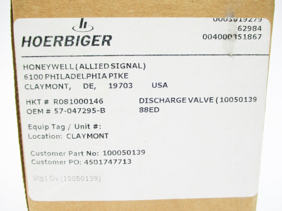 HOERBIGER R081000146 NSFS