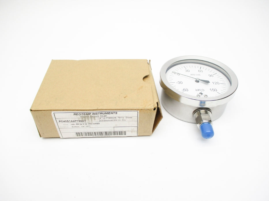 REOTEMP INSTRUMENTS PC40S1A4P756DT -60-150INH2O NSMP
