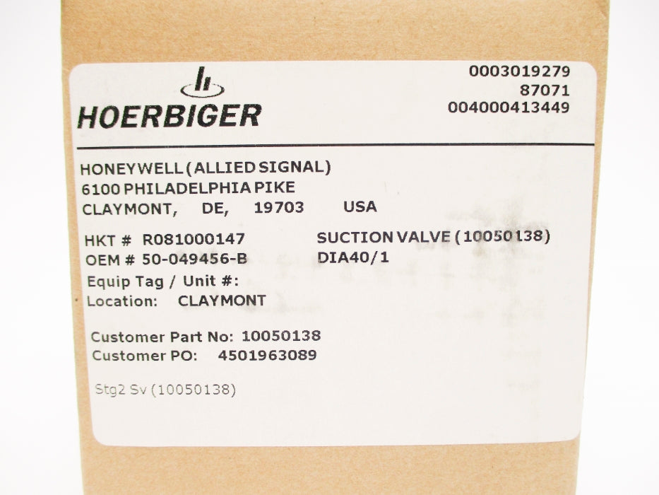 HOERBIGER R081000147 NSFS