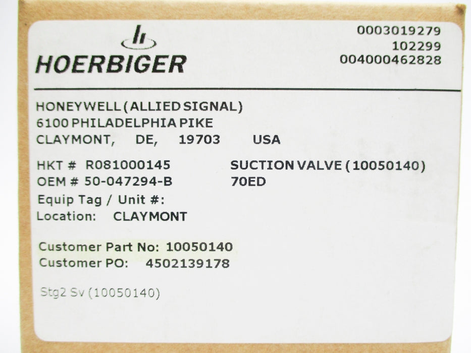 HOERBIGER R081000145 NSFS