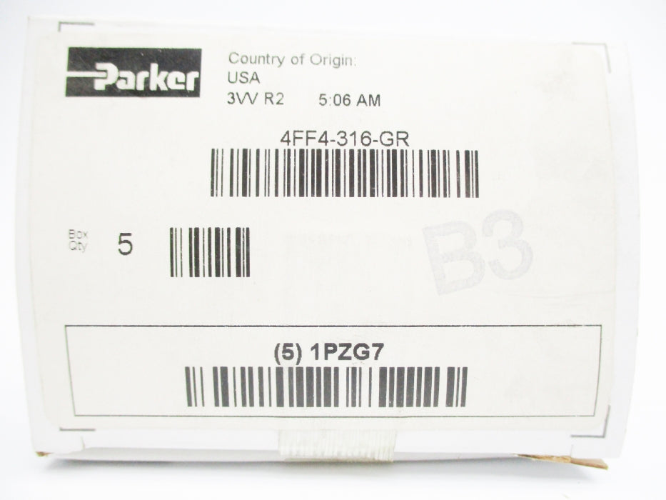 PARKER 4FF4-316-GR 1PZG7 (PKG OF 5) NSMP