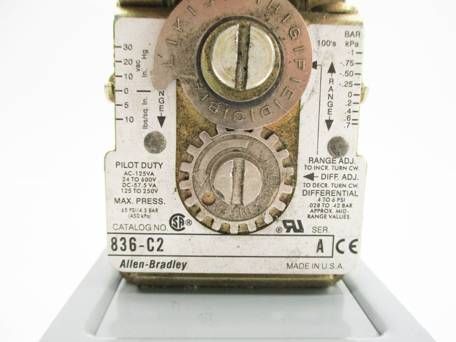 INDUSTRIAL SPARE PART 836-C2 SER. A (AS PICTURED) NSNP
