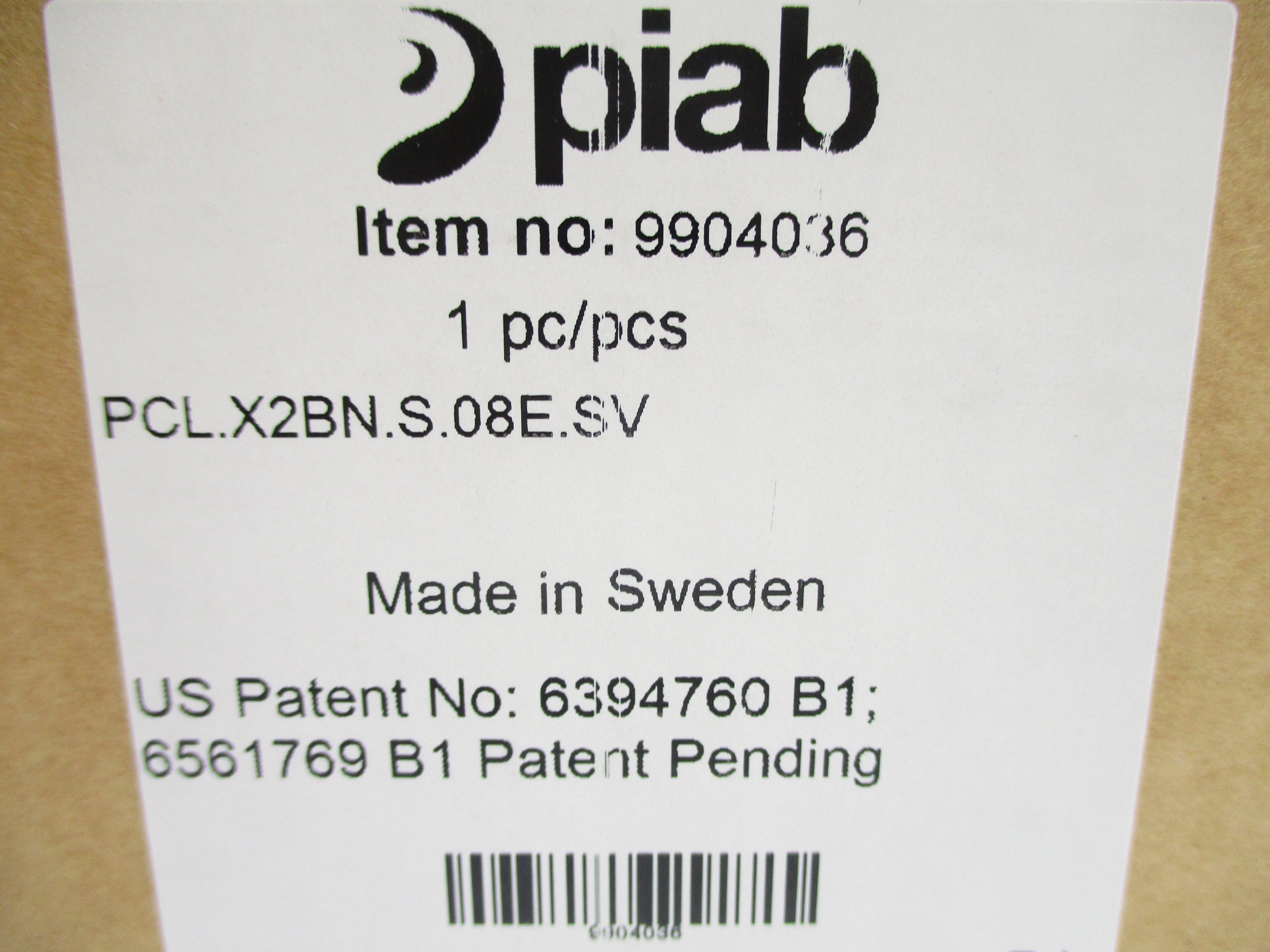 PIAB VACUUM PRODUCTS PCL.X2BN.S.08E.SV NSMP