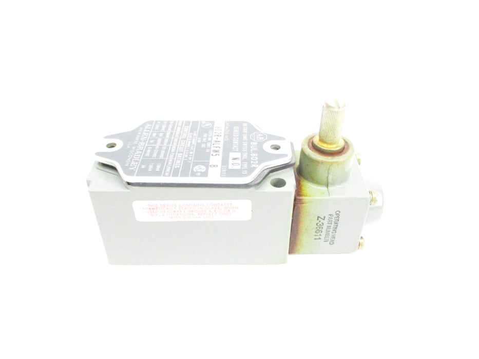 ALLEN BRADLEY 802R-ALFW5 SER. B (BK/YL) NSMP