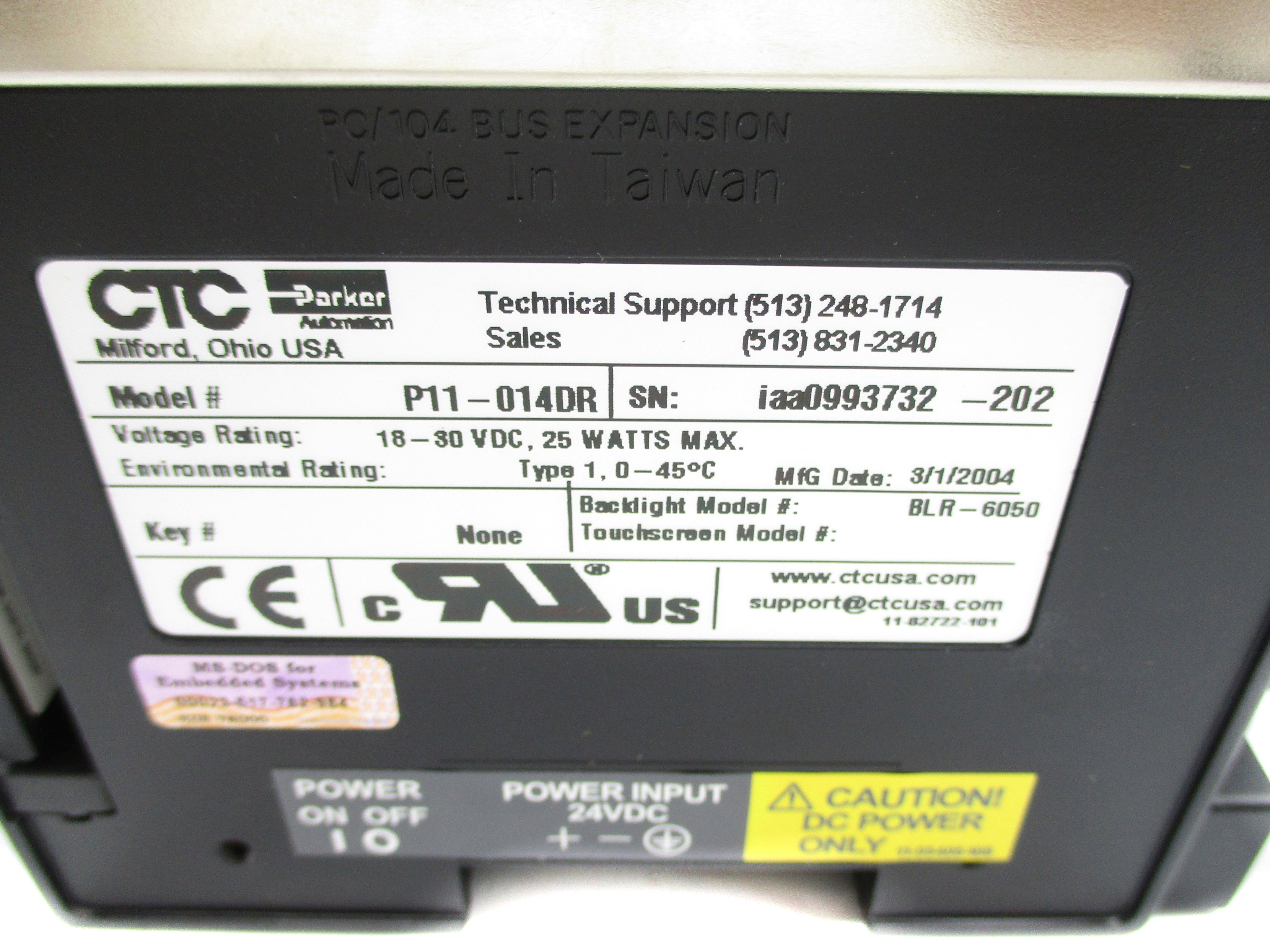 PARKER P11-014DR NSNP