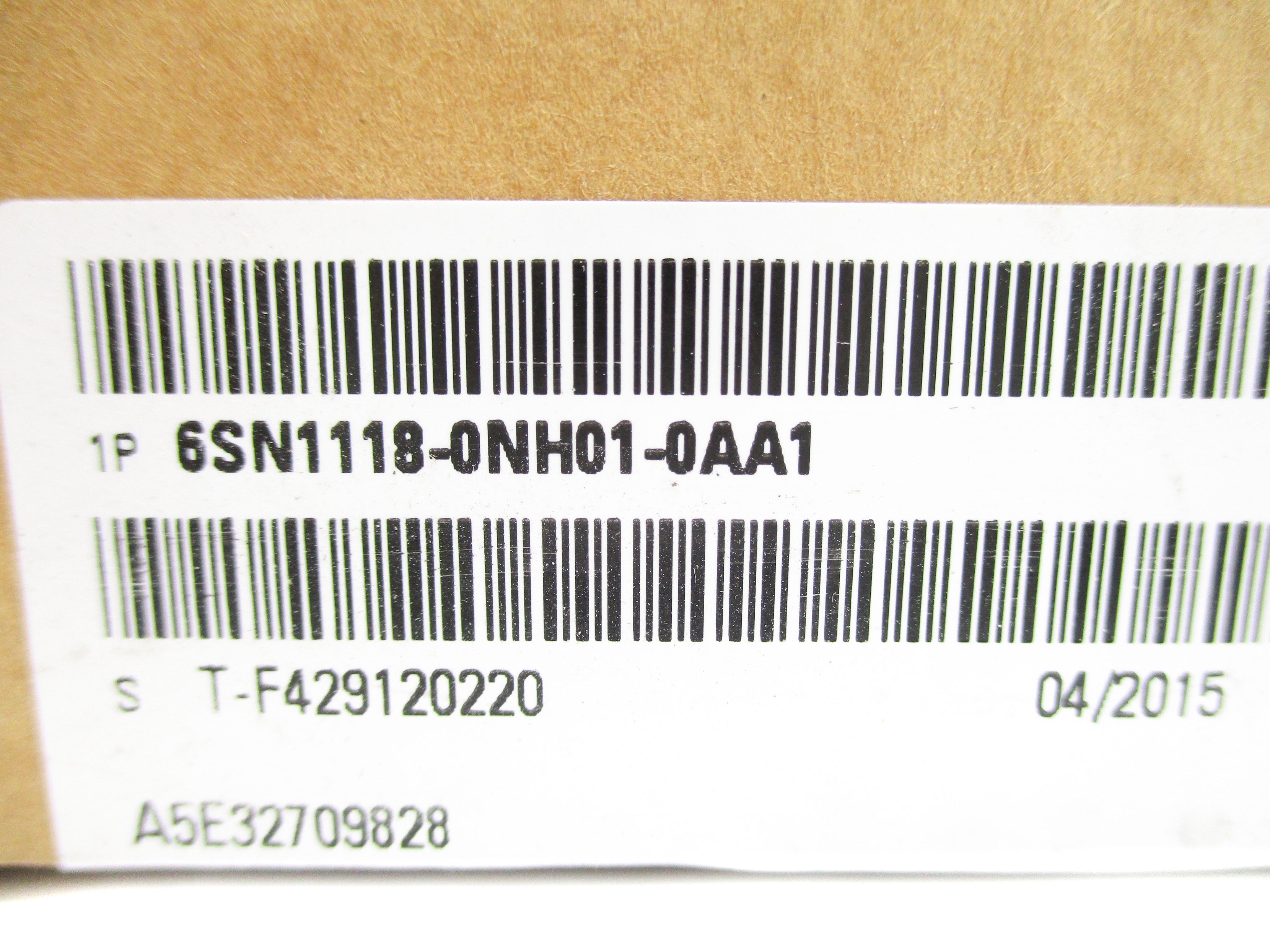 SIEMENS 6SN1118-0NH01-0AA1 VER. B NSMP