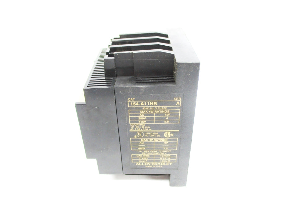 ALLEN BRADLEY 154-A11NB SER. A 380/460VAC (BR/YL) NSMP