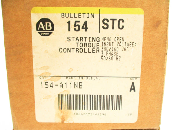 ALLEN BRADLEY 154-A11NB SER. A 380/460VAC (BR/YL) NSMP