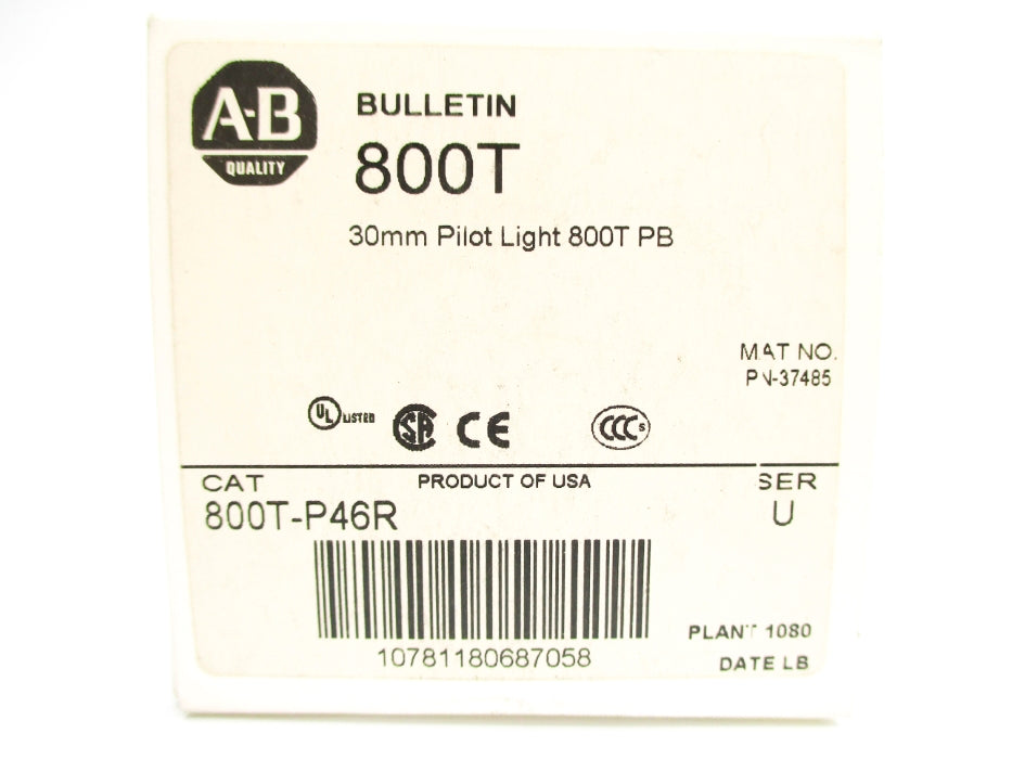 INDUSTRIAL SPARE PART 800T-P46R SER. U (WH) NSMP