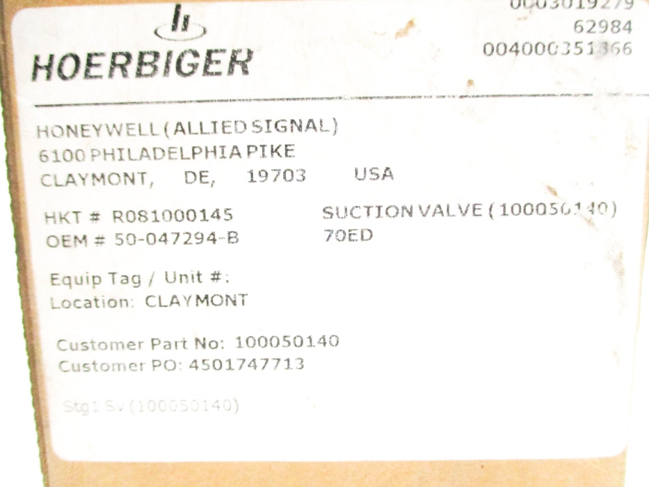 HOERBIGER R081000145 NSMP