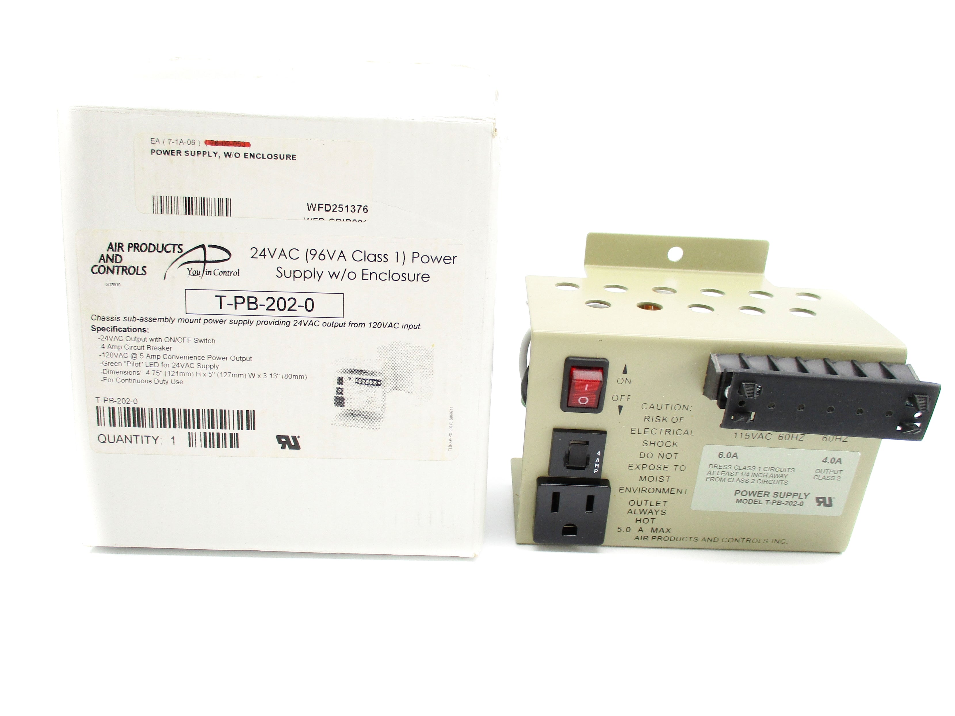 APC T-PB-202-0 5A 120VAC NSMP