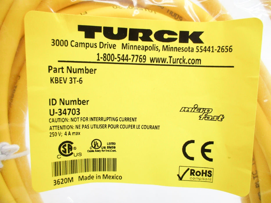 TURCK KBEV3T-6 U-34703 NSMP