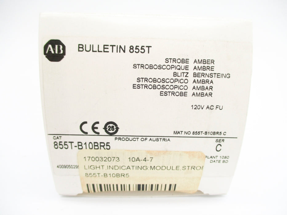 INDUSTRIAL SPARE PART 855T-B10BR5 SER. C (WH) NSMP