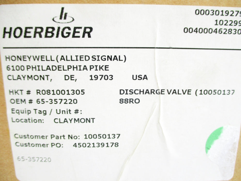 HOERBIGER R081001305 NSMP