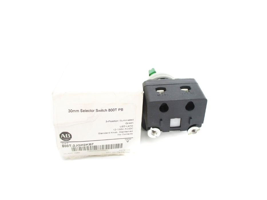 ALLEN BRADLEY 800T-2JGH2KB7 SER. V (WH) NSMP