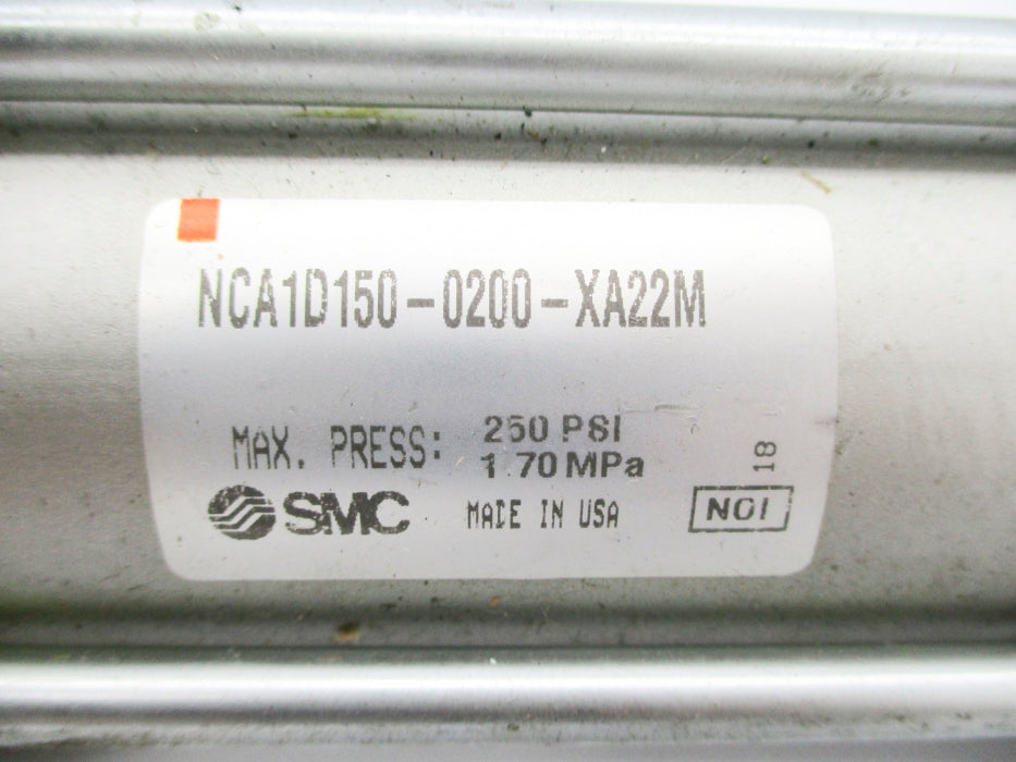 SMC NCA1D150-0200-XA22M 250PSI NSNP