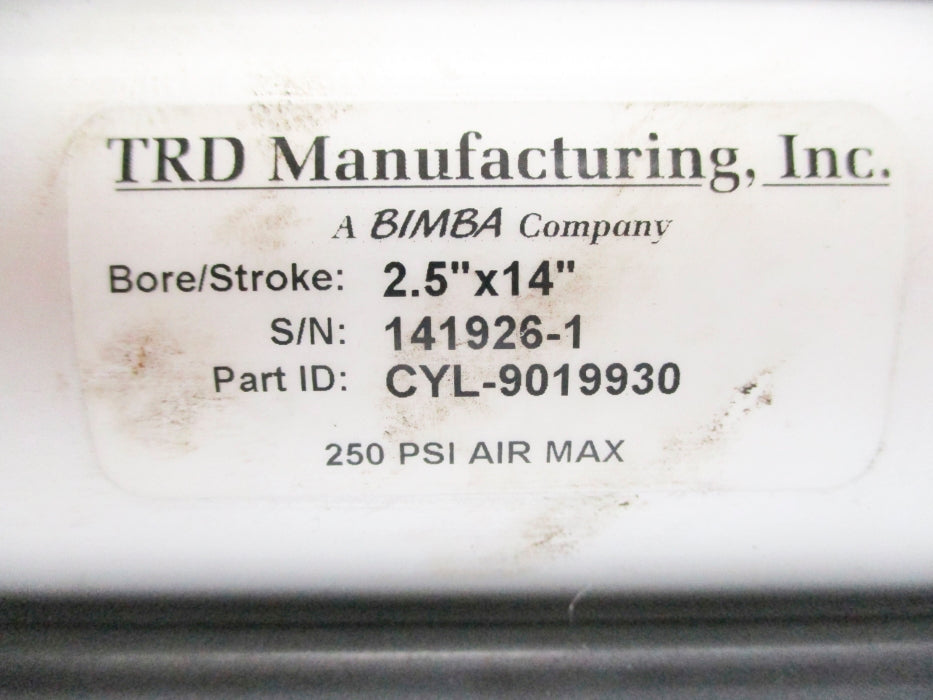 TRD MANUFACTURING CYL-9019930 250PSI UNMP