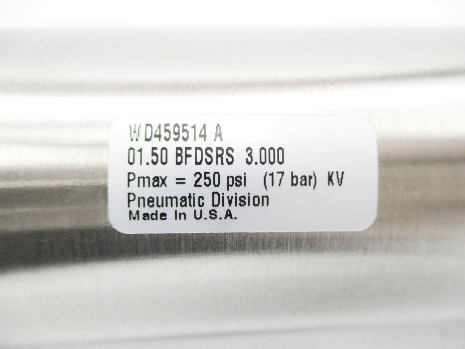 PARKER 01.50BFDSRS3.000 250PSI NSNP