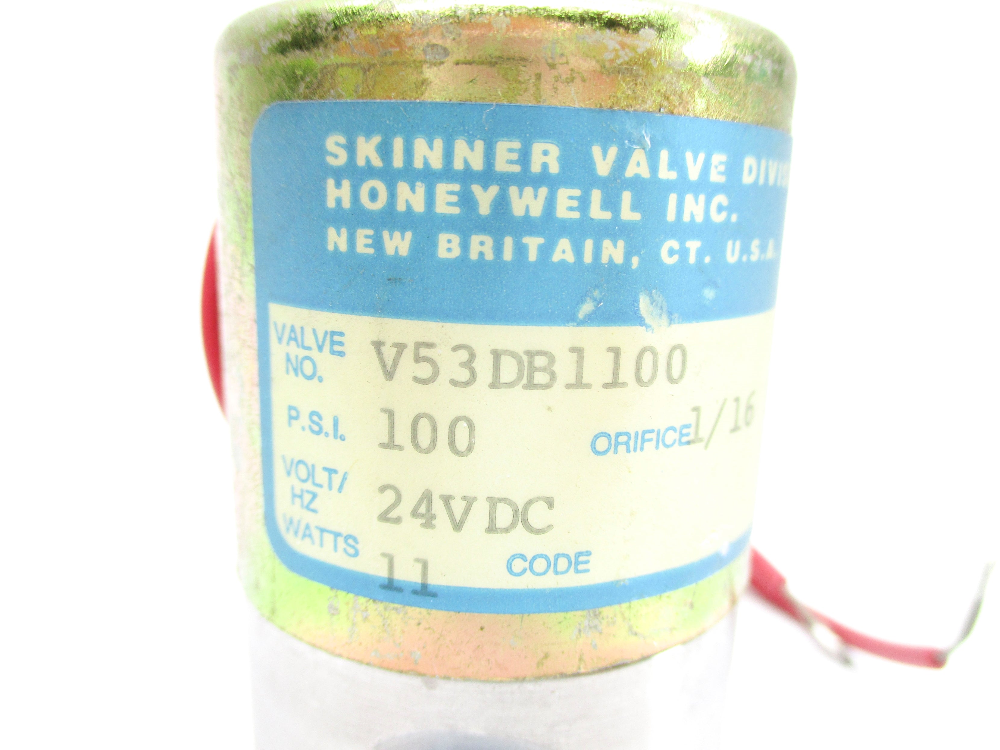 HONEYWELL V53DB1100 100PSI 24VDC NSNP